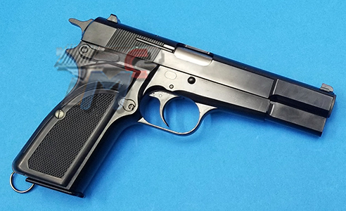 WE Browning Hi Power MK3 Gas Blow Back Pistol (Black) - Click Image to Close